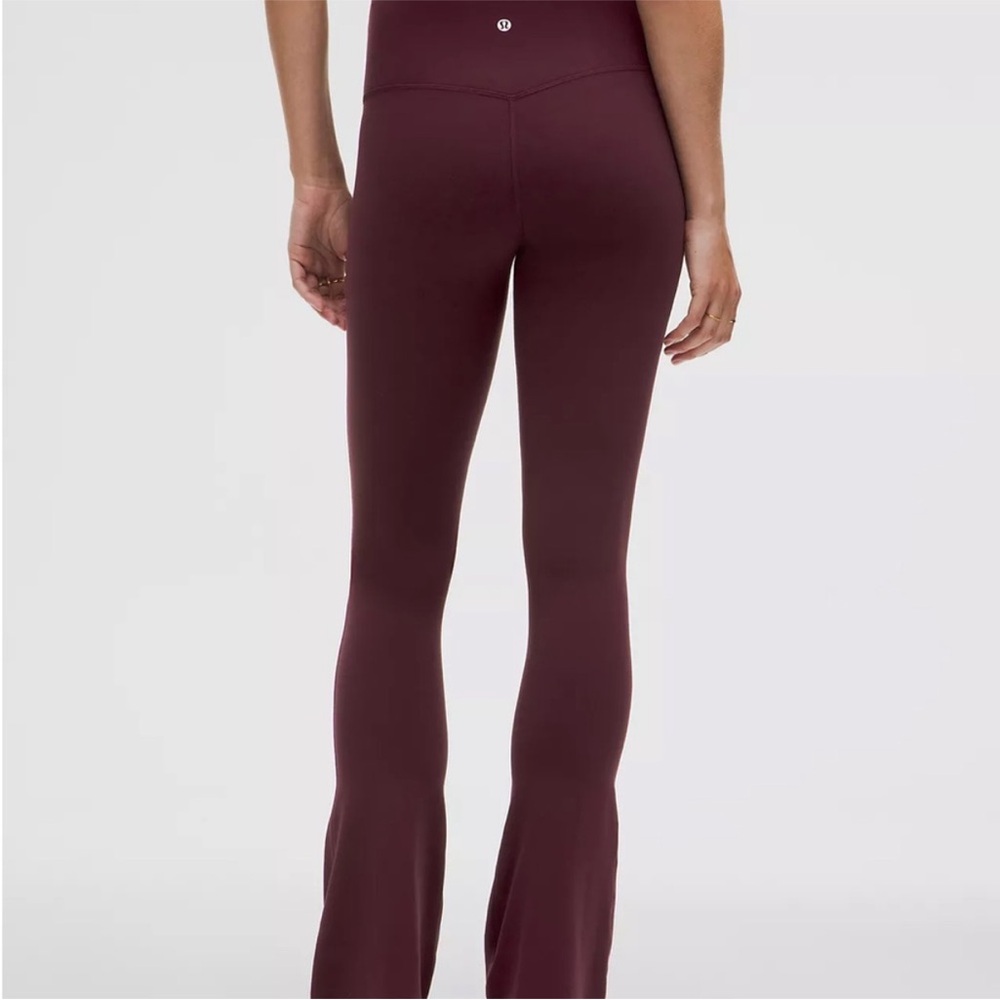 Lululemon Garnet Mini Flare Align HR Leggings | Size 4, 32” Inseam EUC - Picture 2 of 5